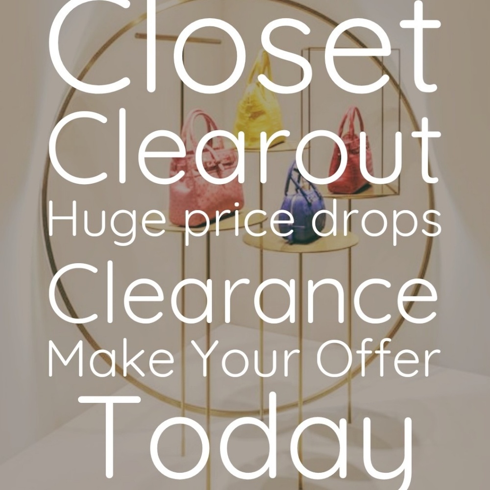 Everything must go!